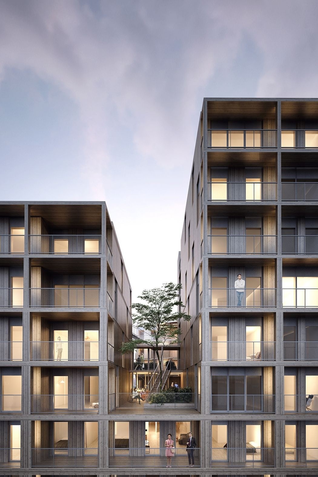 Paris (75013), 130 logements + commerces - Agence Catherine Dormoy Architectes