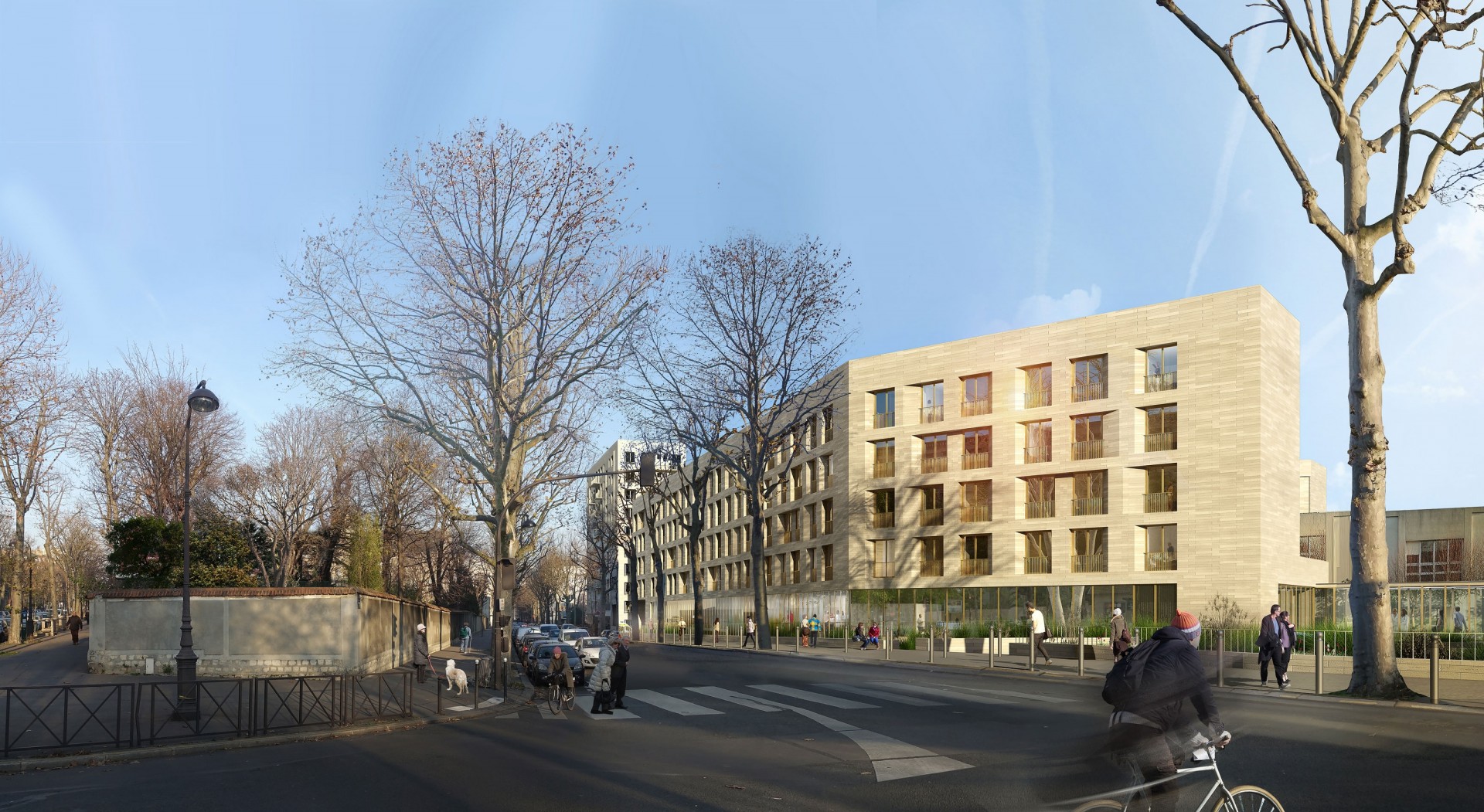 Paris (75016), Hopital Sainte Périne - Agence Catherine Dormoy Architectes